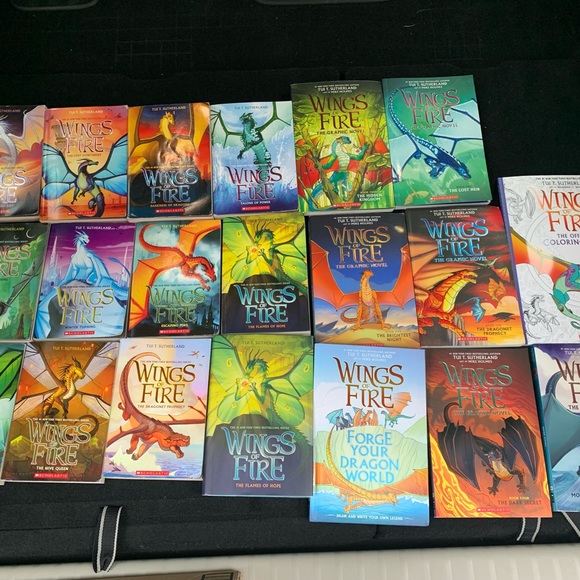 Other - Wings of fire- 17 soft cover and2 hard cover. Also, comes with a coloring book.